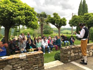 Martin en plein présentation - Les Jardins de Cinquantie à Castetbon