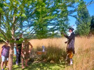 Visite guidée par le Marquis des Jardins de Cinquantie